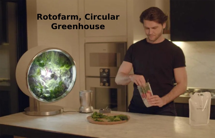 Rotofarm, circular Greenhouse