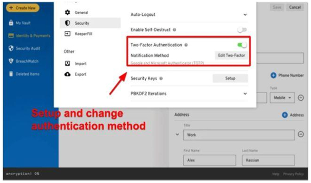 Password manager - security