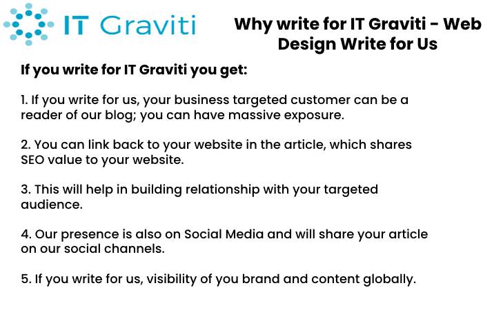 Web Design Why Write for Us