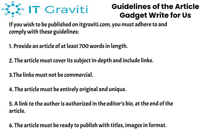 guidelines Gadget write for us(2)(1)