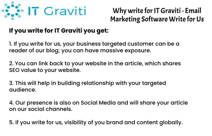 Email Marketing Software Why Write for Us