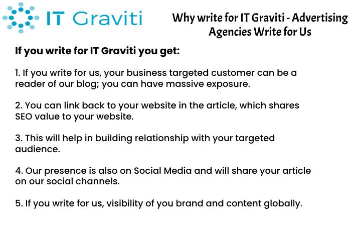 Advertising Agencies Why Write for Us