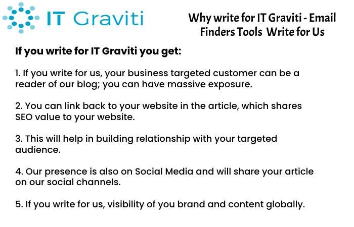 Email Finders Tools Why Write for Us