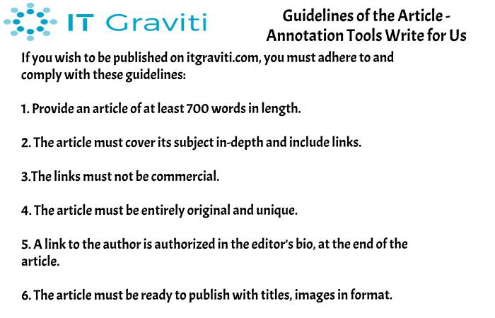 guidelines Annotation Tools write for PSD(18)