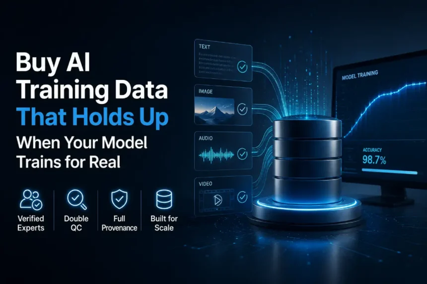 Buy AI training data for reliable model training.